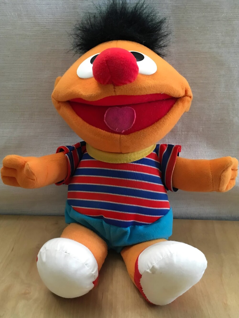 Vintage 1990’s Sesame Street “Tickle Me Ernie” Stuffed Plush